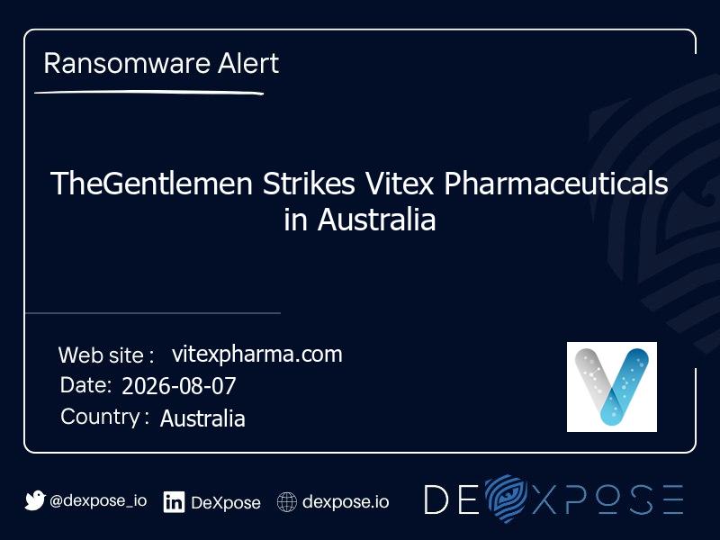 TheGentlemen Strikes Vitex Pharmaceuticals in Australia
