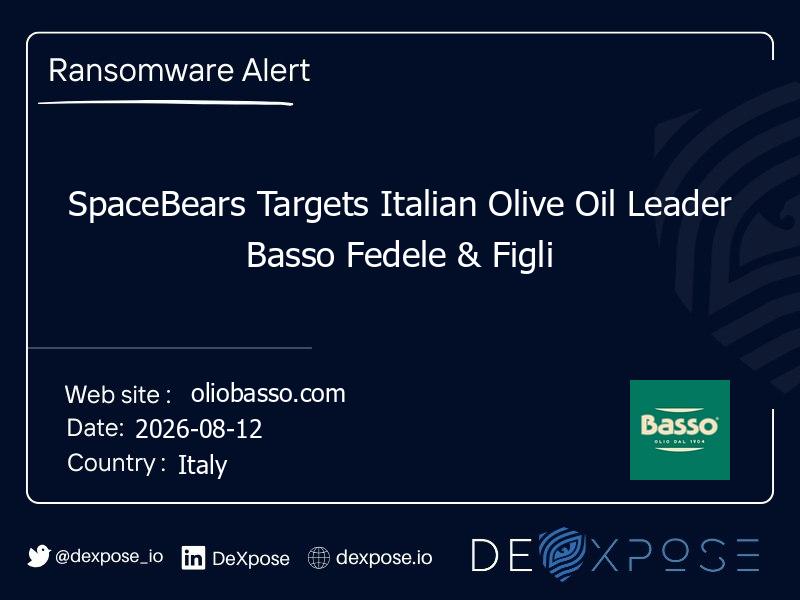 SpaceBears Targets Italian Olive Oil Leader Basso Fedele & Figli