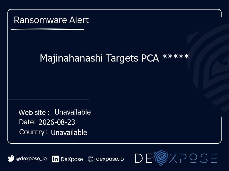 Majinahanashi Targets PCA *****