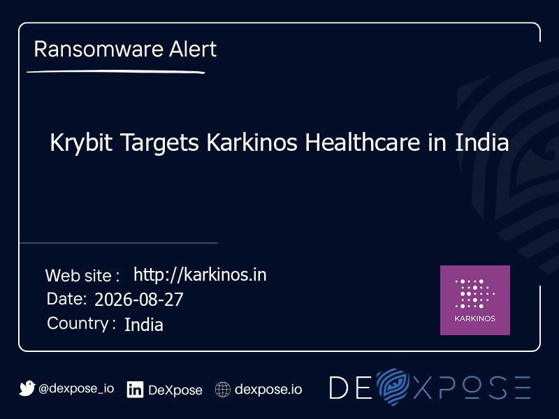 Krybit Targets Karkinos Healthcare in India