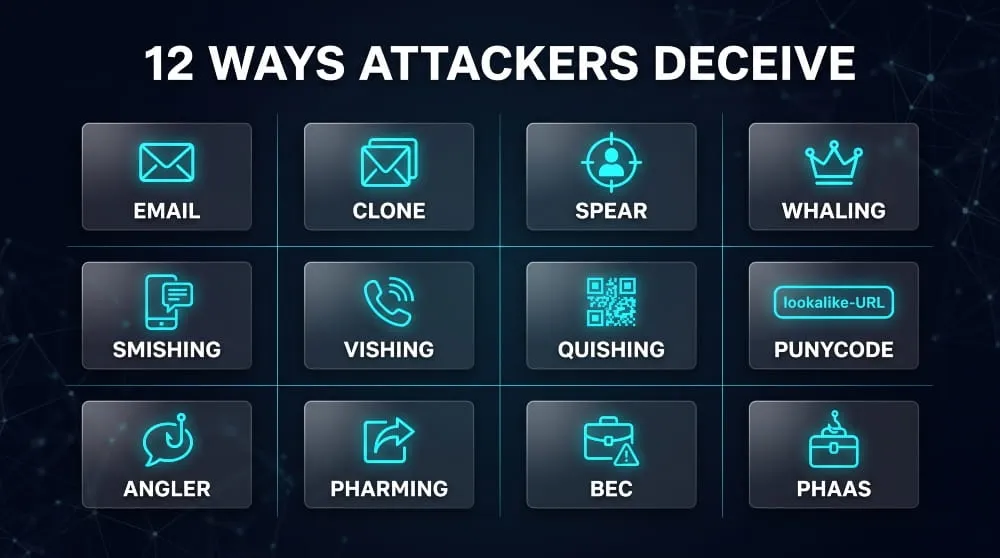 Types of Phishing Attacks
