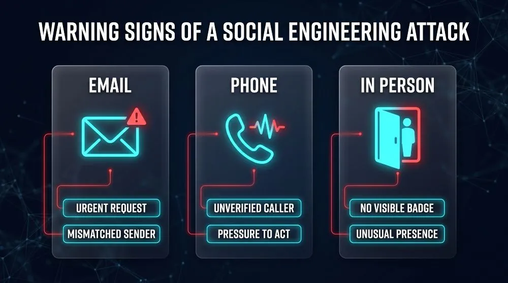 Warning Signs of a Social Engineering Attack
