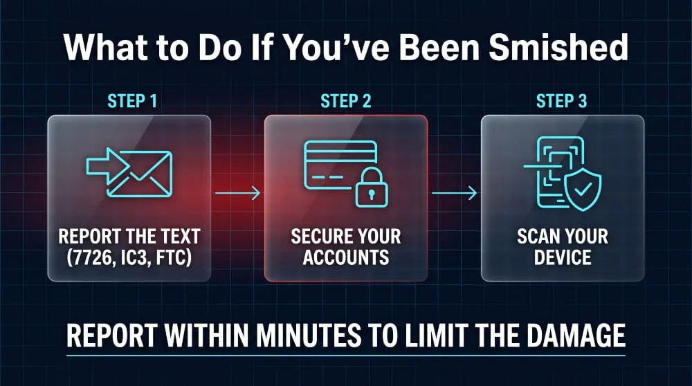 What to Do If You've Been Smished
