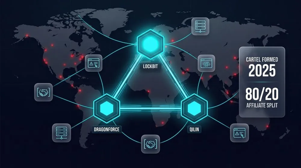 DragonForce Ransomware Cartel Model