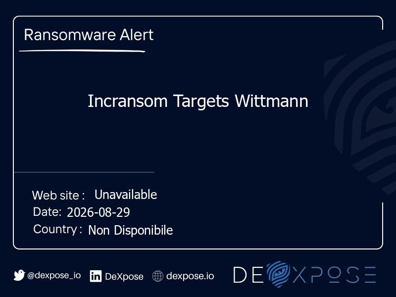 Incransom Targets Wittmann