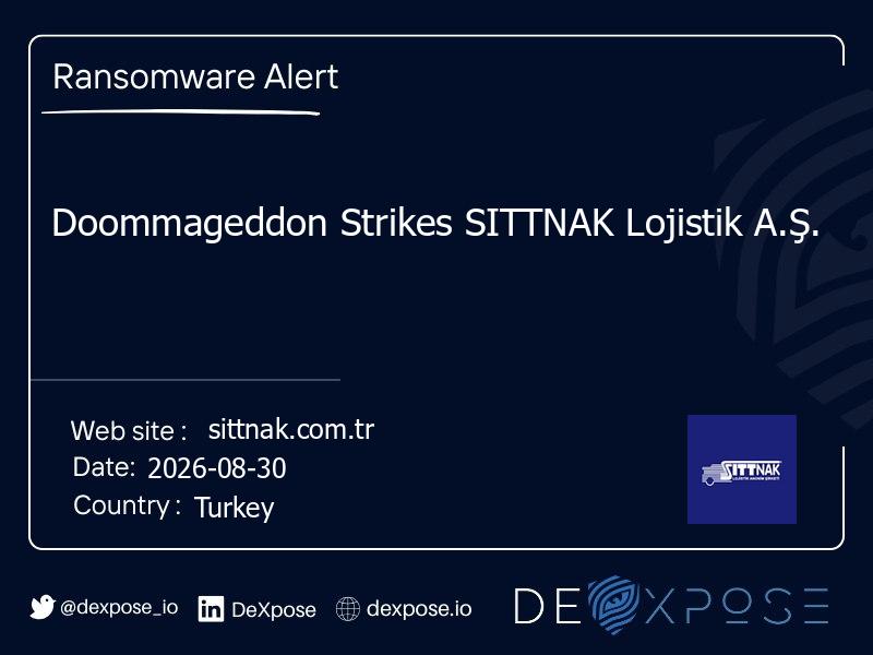 Doommageddon Strikes SITTNAK Lojistik A.Ş.