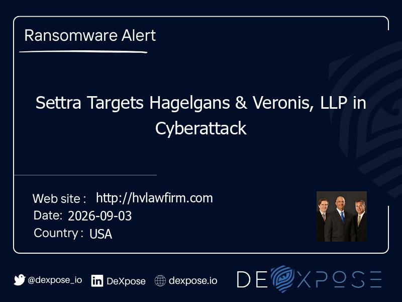 Settra Targets Hagelgans & Veronis, LLP in Cyberattack