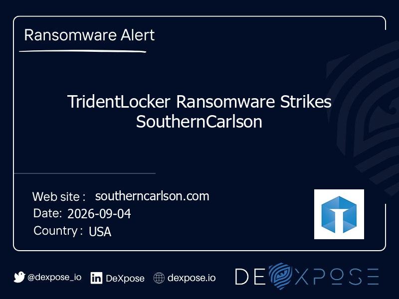 TridentLocker Ransomware Strikes SouthernCarlson