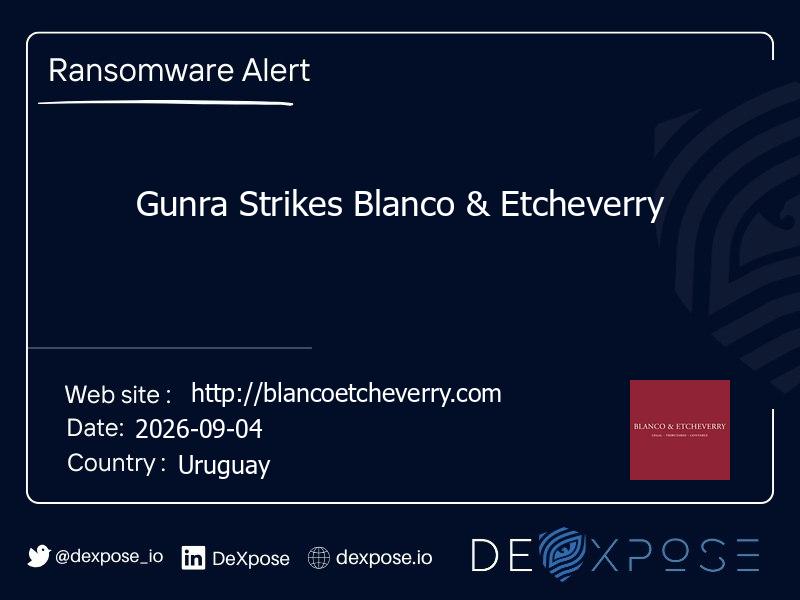 Gunra Strikes Blanco & Etcheverry