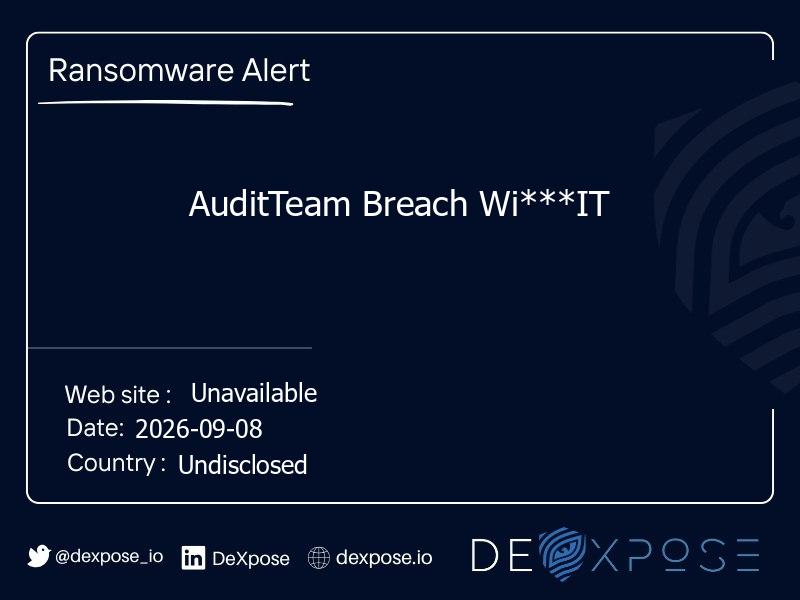 AuditTeam Breach Wi***IT