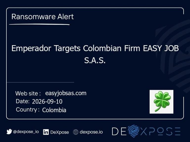 Emperador Targets Colombian Firm EASY JOB S.A.S.