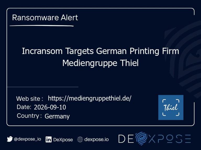 Incransom Targets German Printing Firm Mediengruppe Thiel