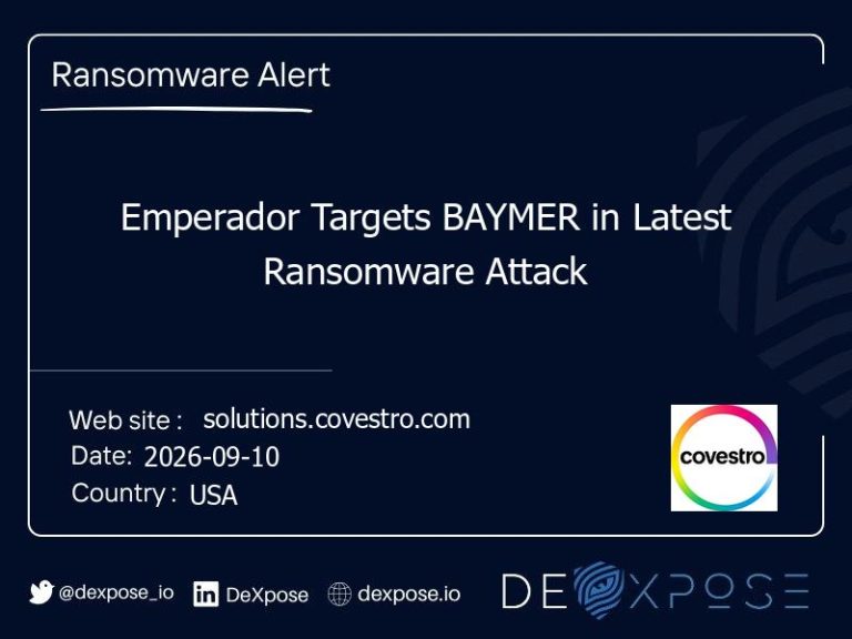 Emperador Targets BAYMER in Latest Ransomware Attack