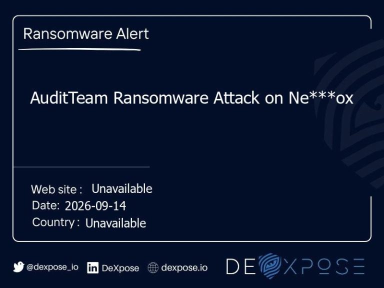 AuditTeam Ransomware Attack on Ne***ox
