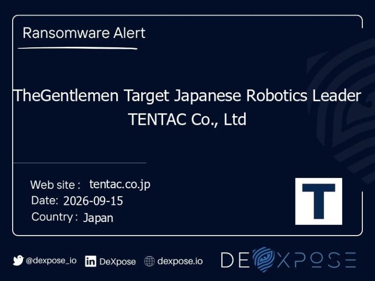 TheGentlemen Target Japanese Robotics Leader TENTAC Co., Ltd
