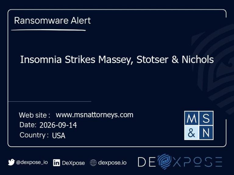 Insomnia Strikes Massey, Stotser & Nichols