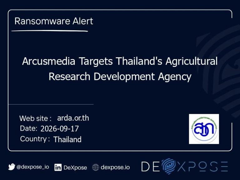 Arcusmedia Targets Thailand's Agricultural Research Development Agency
