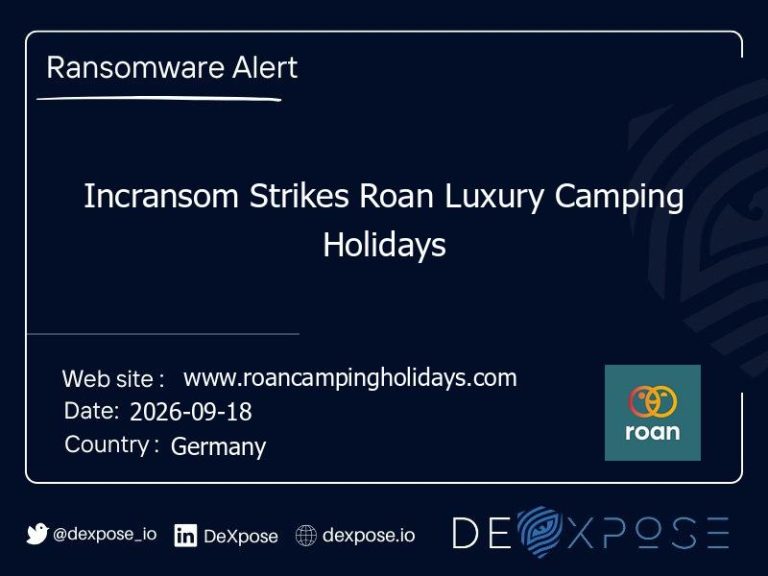 Incransom Strikes Roan Luxury Camping Holidays