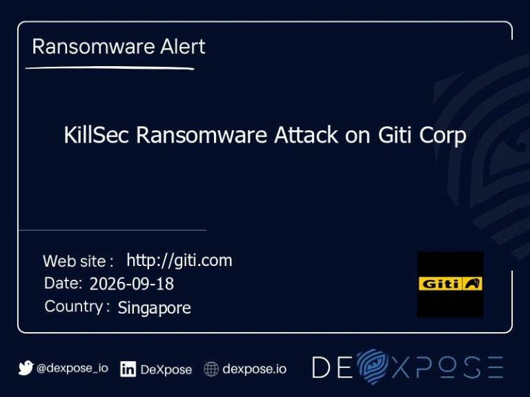 KillSec Ransomware Attack on Giti Corp