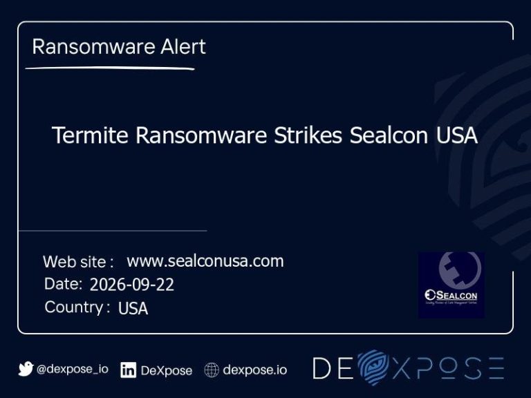 Termite Ransomware Strikes Sealcon USA