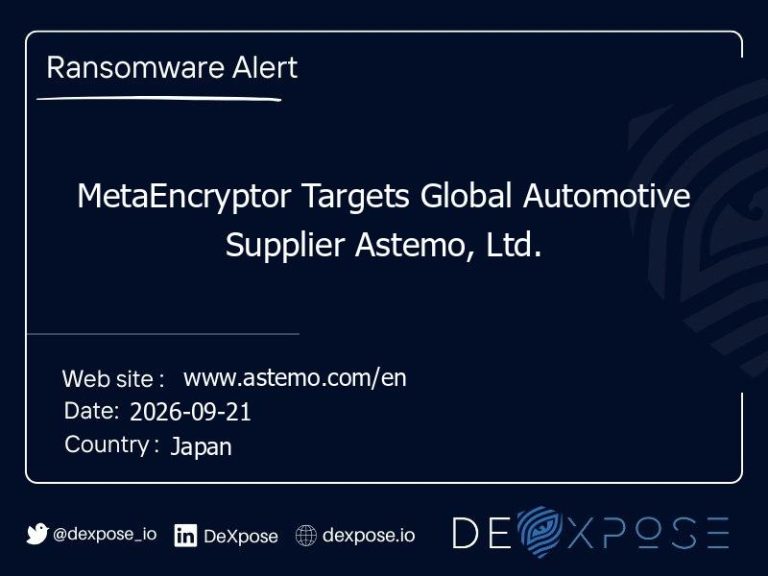 MetaEncryptor Targets Global Automotive Supplier Astemo, Ltd.