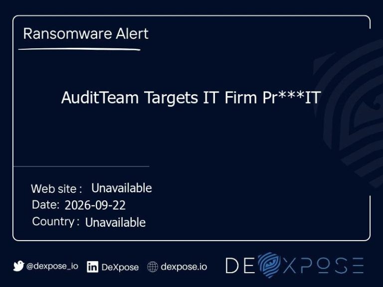 AuditTeam Targets IT Firm Pr***IT