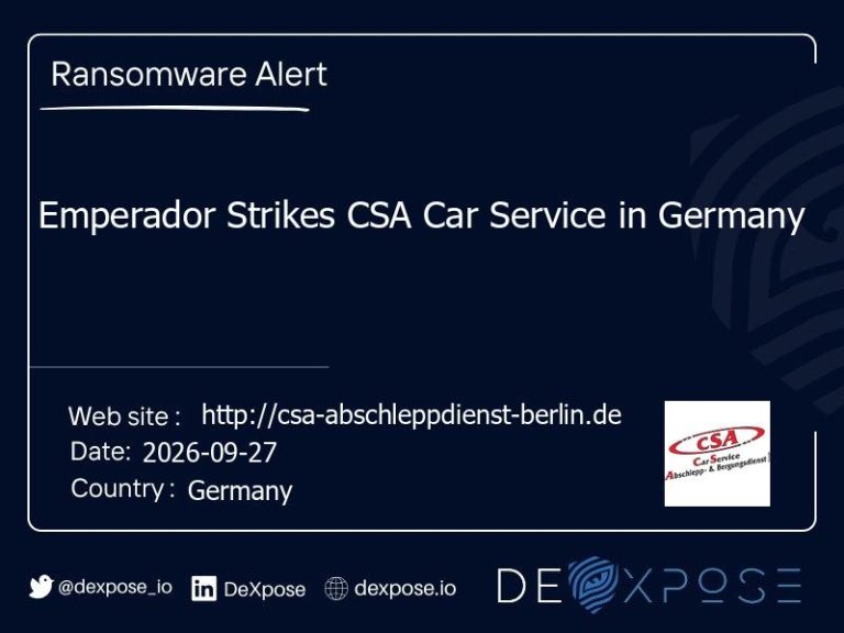 Emperador Strikes CSA Car Service in Germany