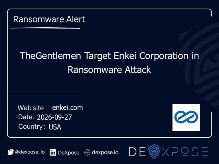TheGentlemen Target Enkei Corporation in Ransomware Attack