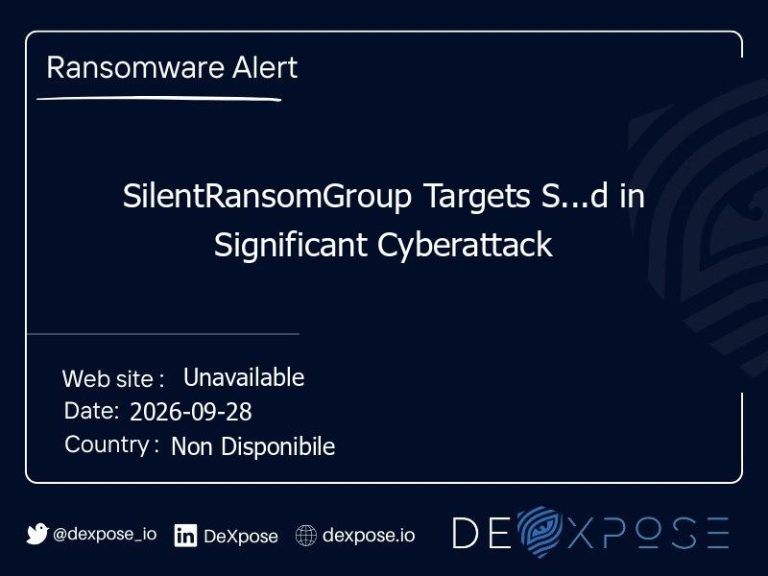 SilentRansomGroup Targets S...d in Significant Cyberattack
