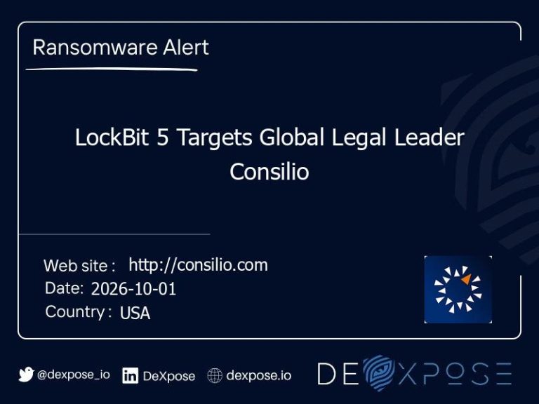 LockBit 5 Targets Global Legal Leader Consilio