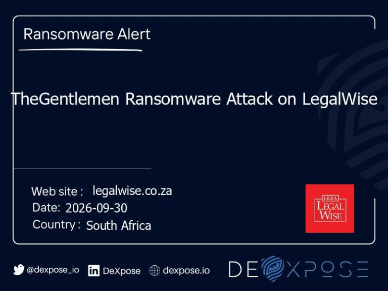 TheGentlemen Ransomware Attack on LegalWise