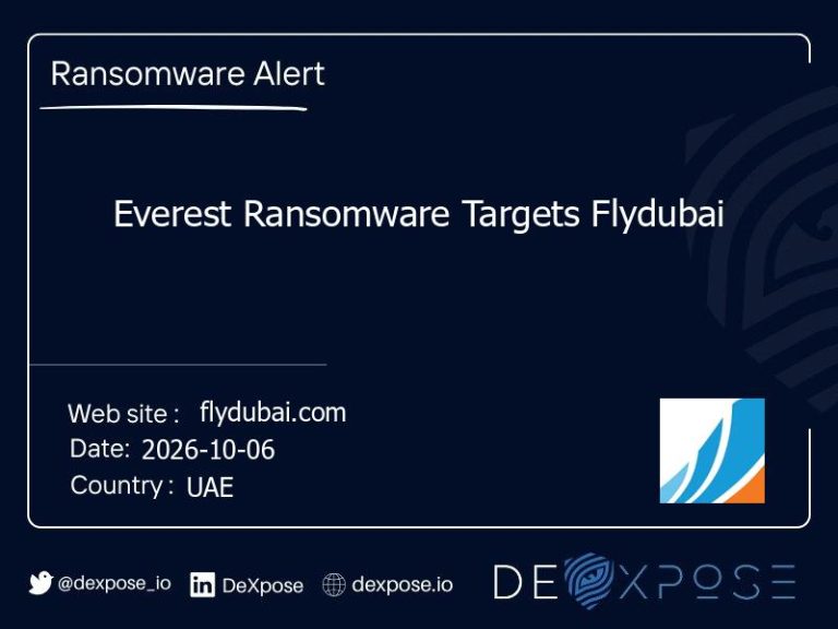 Everest Ransomware Targets Flydubai