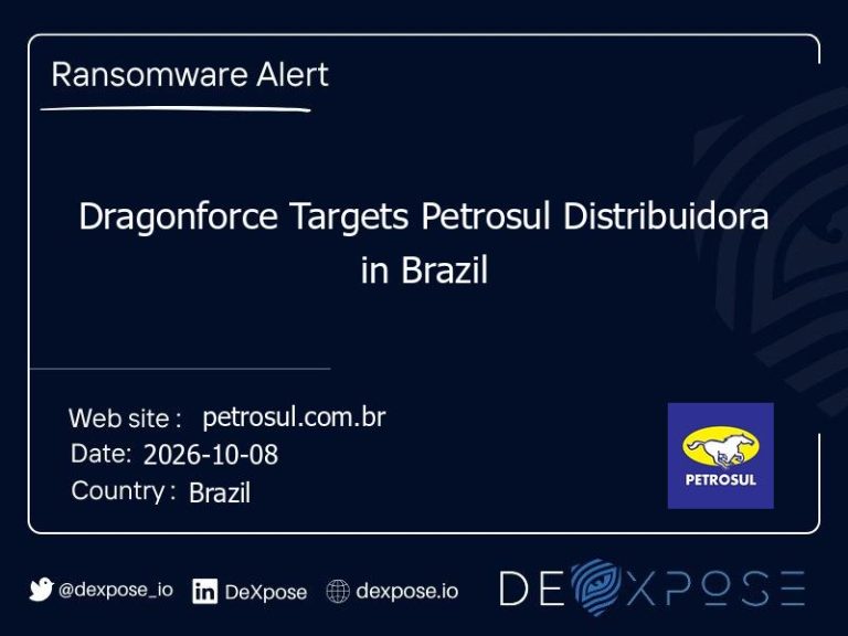 Dragonforce Targets Petrosul Distribuidora in Brazil