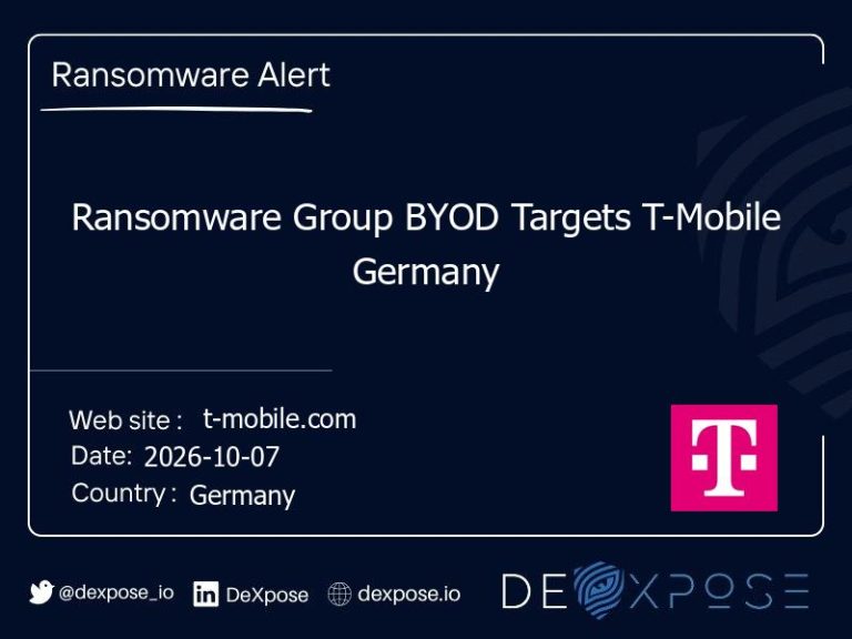 Ransomware Group BYOD Targets T-Mobile Germany