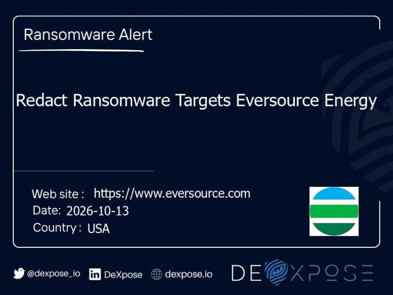 Redact Ransomware Targets Eversource Energy