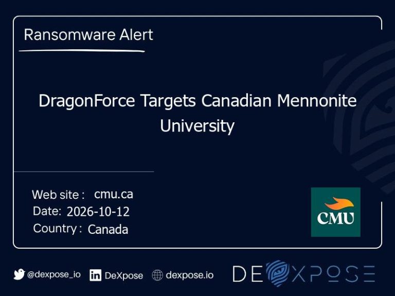 DragonForce Targets Canadian Mennonite University