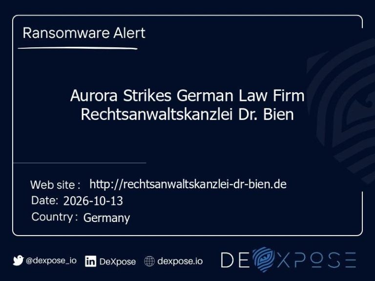Aurora Strikes German Law Firm Rechtsanwaltskanzlei Dr. Bien
