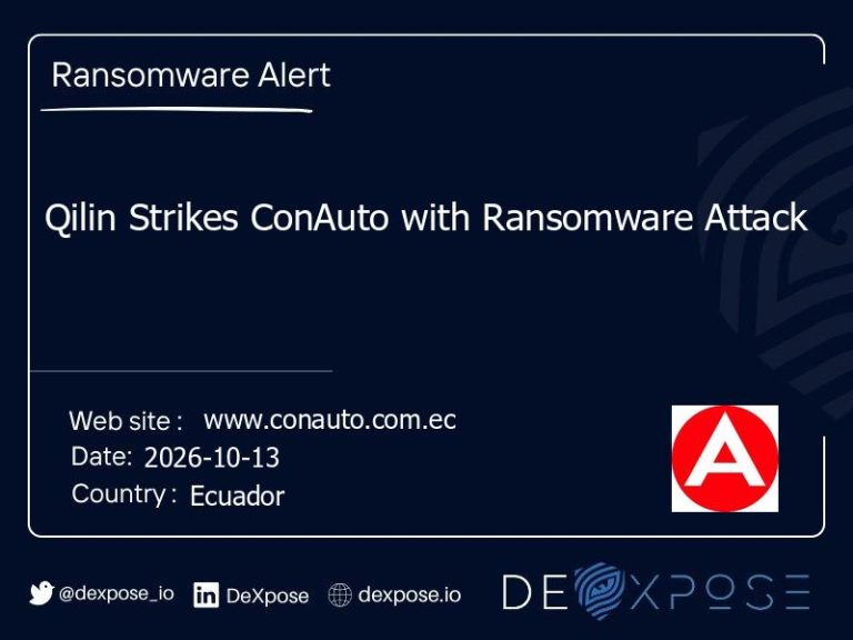 Qilin Strikes ConAuto with Ransomware Attack