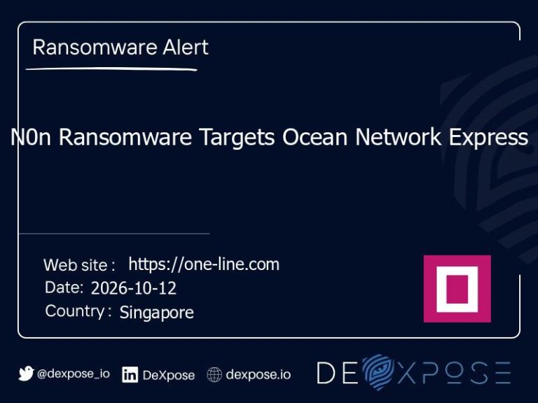 N0n Ransomware Targets Ocean Network Express