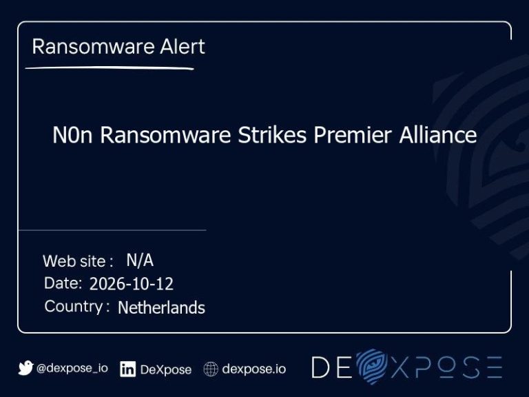 N0n Ransomware Strikes Premier Alliance
