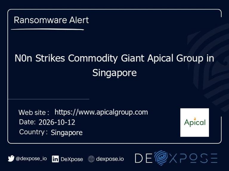 N0n Strikes Commodity Giant Apical Group in Singapore