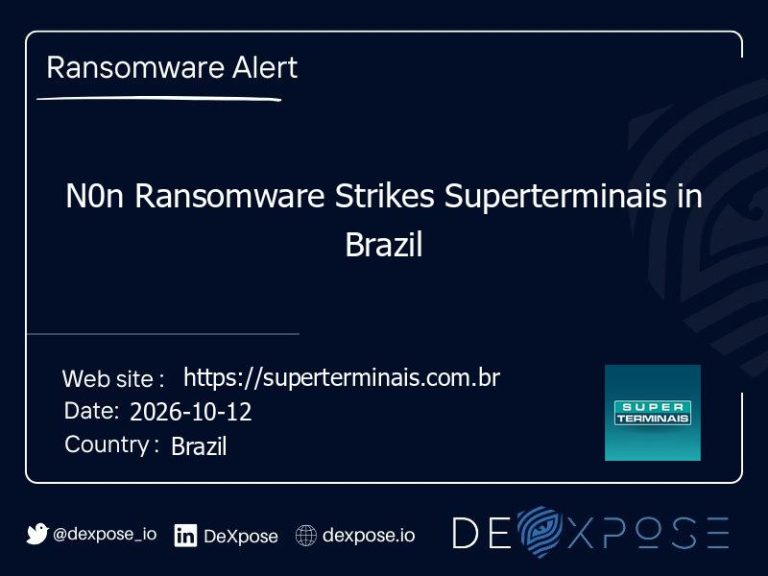 N0n Ransomware Strikes Superterminais in Brazil