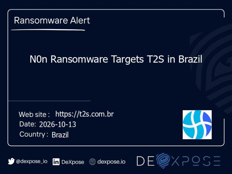 N0n Ransomware Targets T2S in Brazil