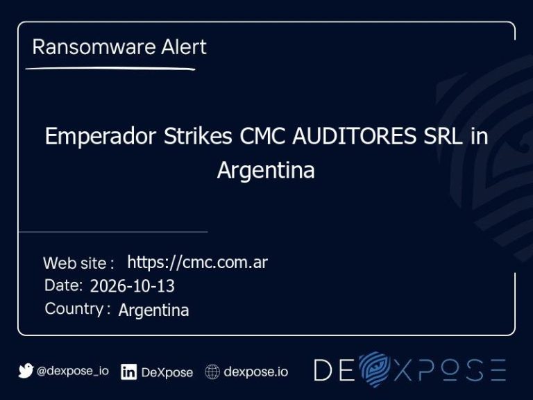 Emperador Strikes CMC AUDITORES SRL in Argentina