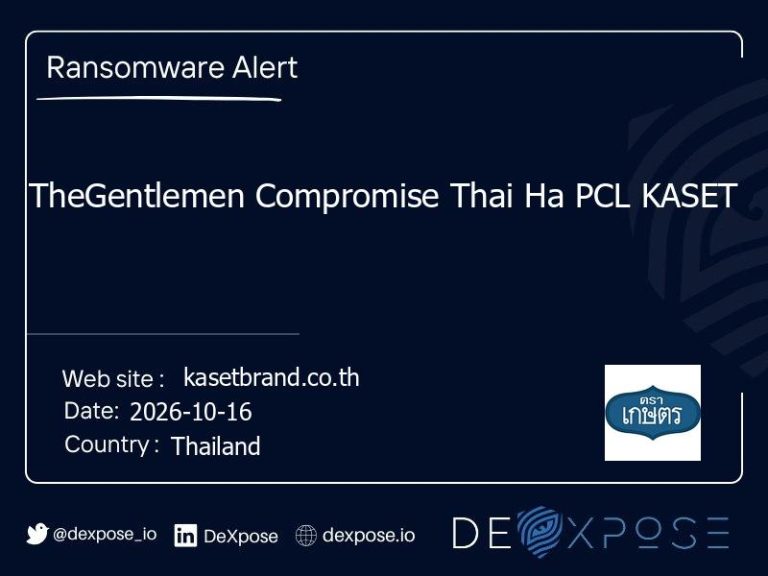 TheGentlemen Compromise Thai Ha PCL KASET