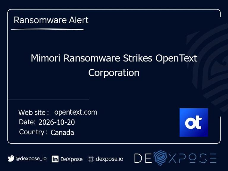 Mimori Ransomware Strikes OpenText Corporation