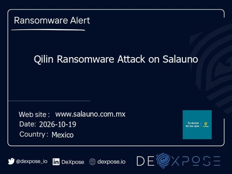 Qilin Ransomware Attack on Salauno
