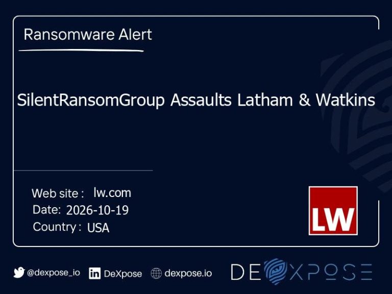 SilentRansomGroup Assaults Latham & Watkins