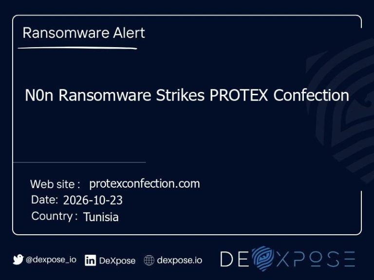 N0n Ransomware Strikes PROTEX Confection