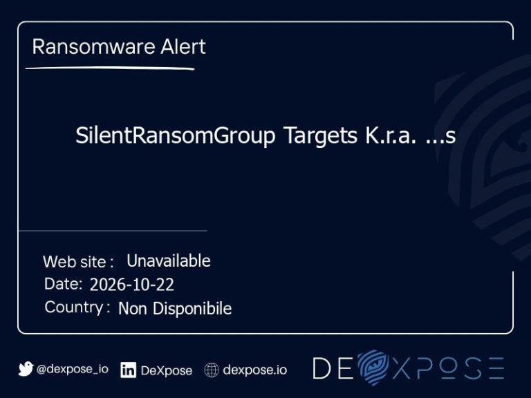 SilentRansomGroup Targets K.r.a. ...s